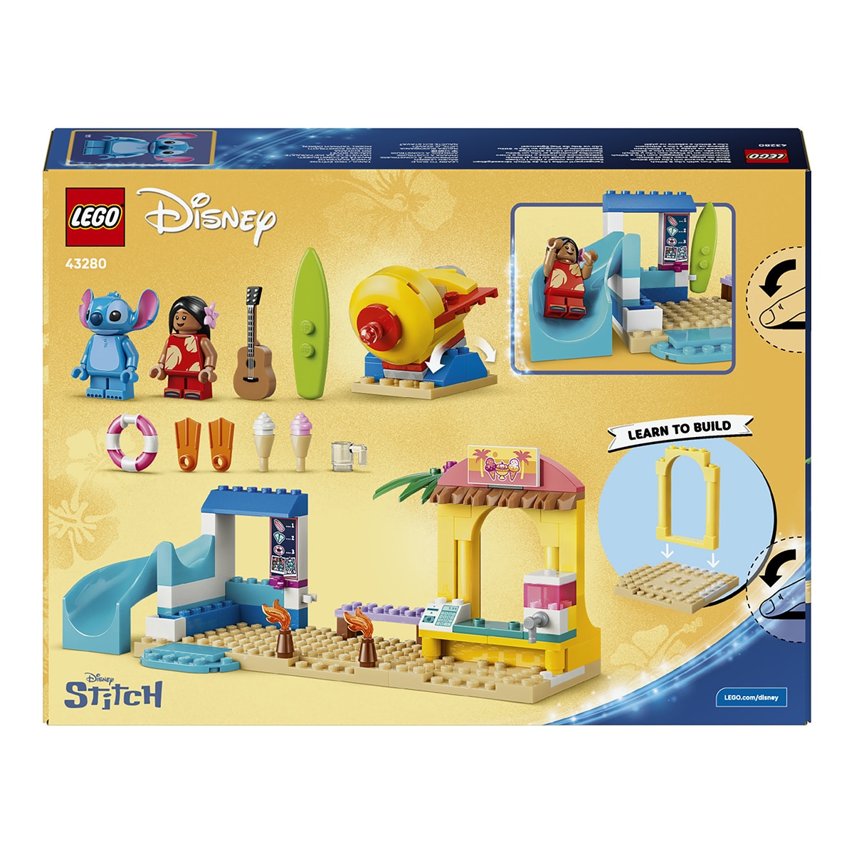 Diversão na Praia com Lilo e Stitch LEGO® Disney 8