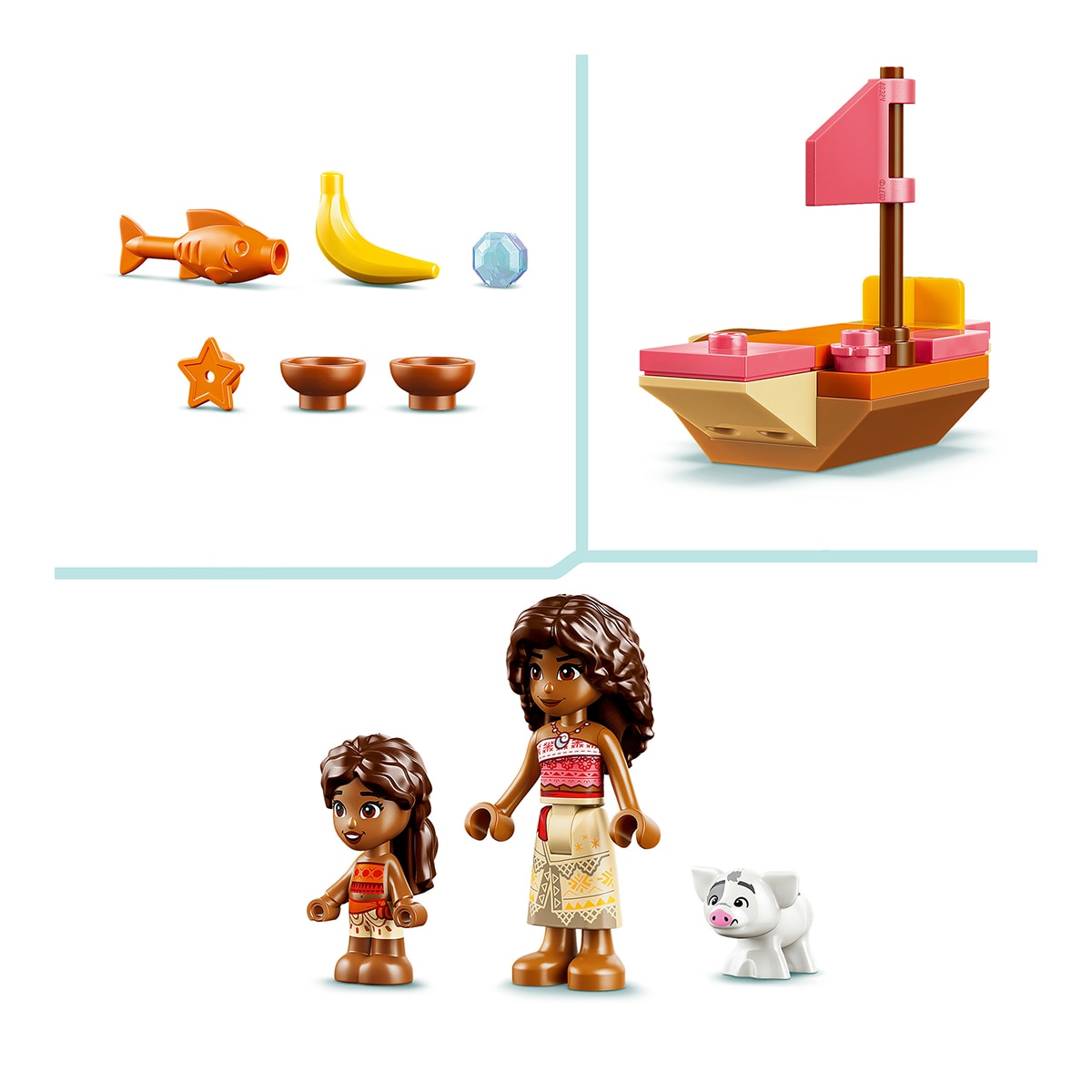 Imagen 5 de Juego de construcción Casa de la Aldea y Barco LEGO Disney Princess - 43282