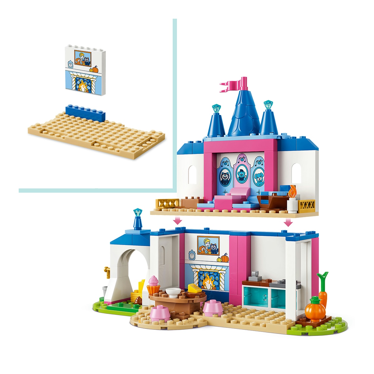 Imagen 4 de Juego de construcción Castillo de Cenicienta y sus Amigos Animales LEGO Disney Princess - 43283