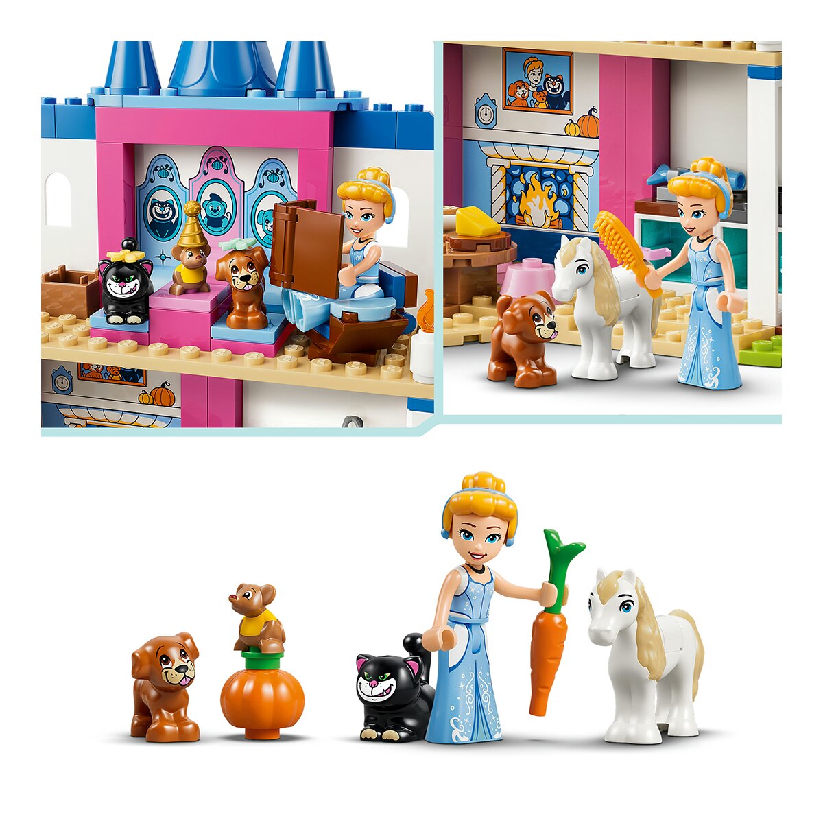 Imagen 5 de Juego de construcción Castillo de Cenicienta y sus Amigos Animales LEGO Disney Princess - 43283