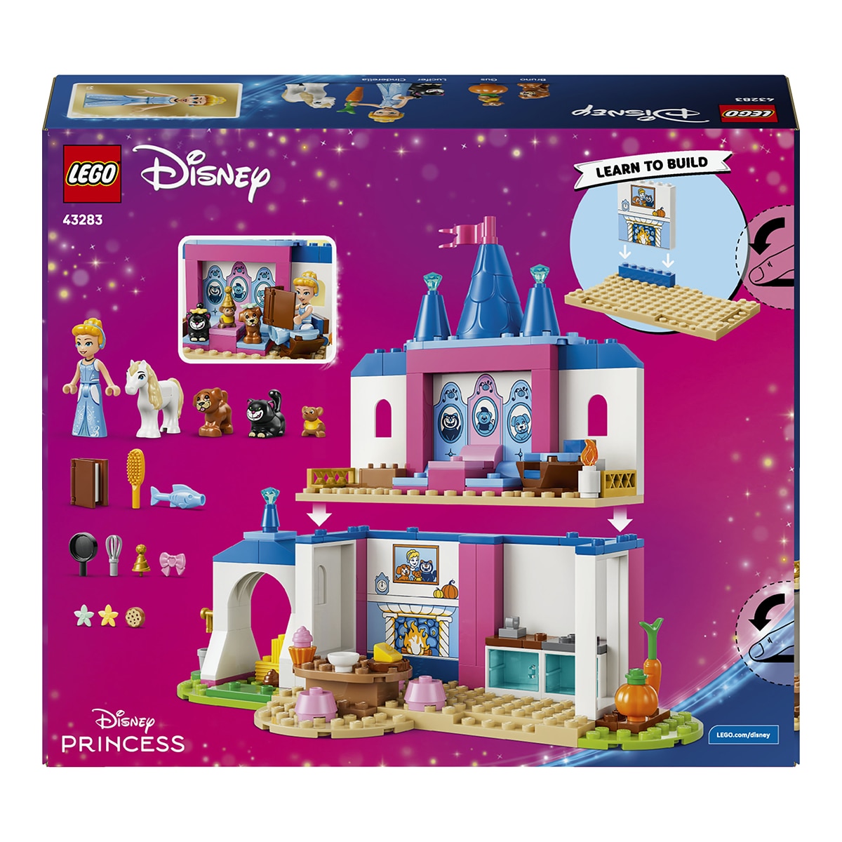 Imagen 8 de Juego de construcción Castillo de Cenicienta y sus Amigos Animales LEGO Disney Princess - 43283