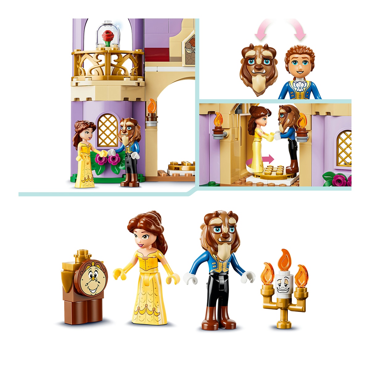 Castelo Encantado da Bela e do Monstro LEGO® Disney Princess 5