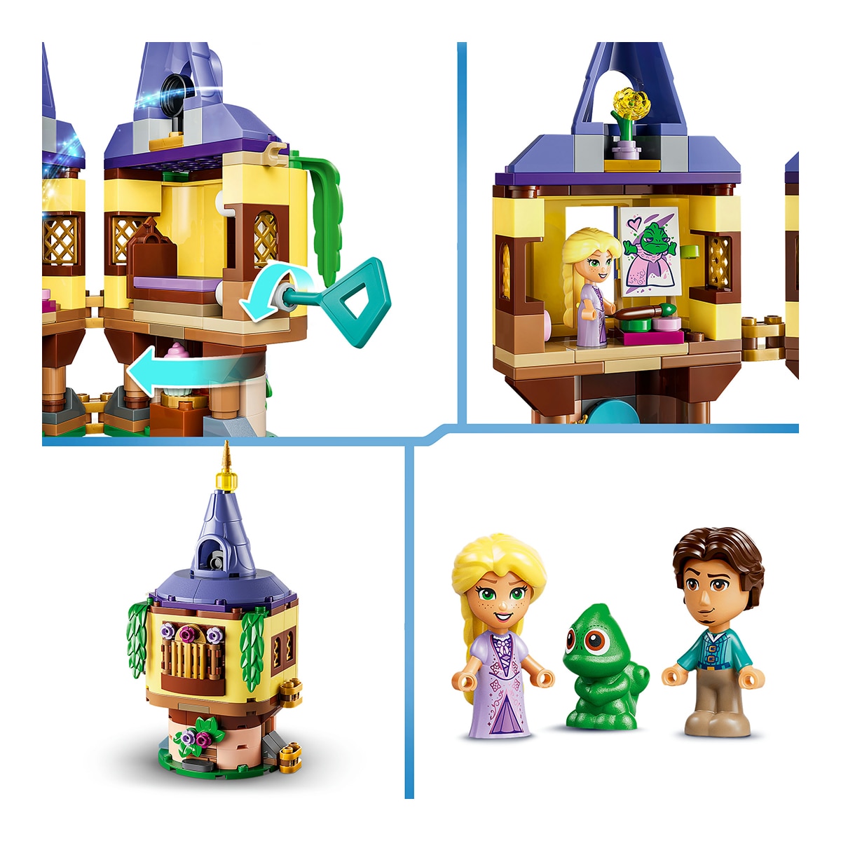 Minitorre da Rapunzel Lego Disney 5