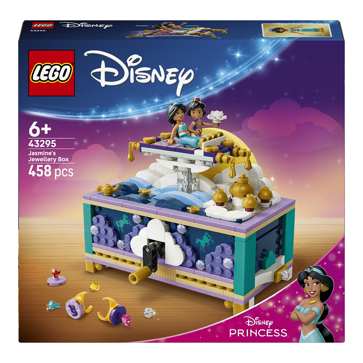 Juego de construcción Joyero de Jasmine LEGO Disney Princess - 43295 1