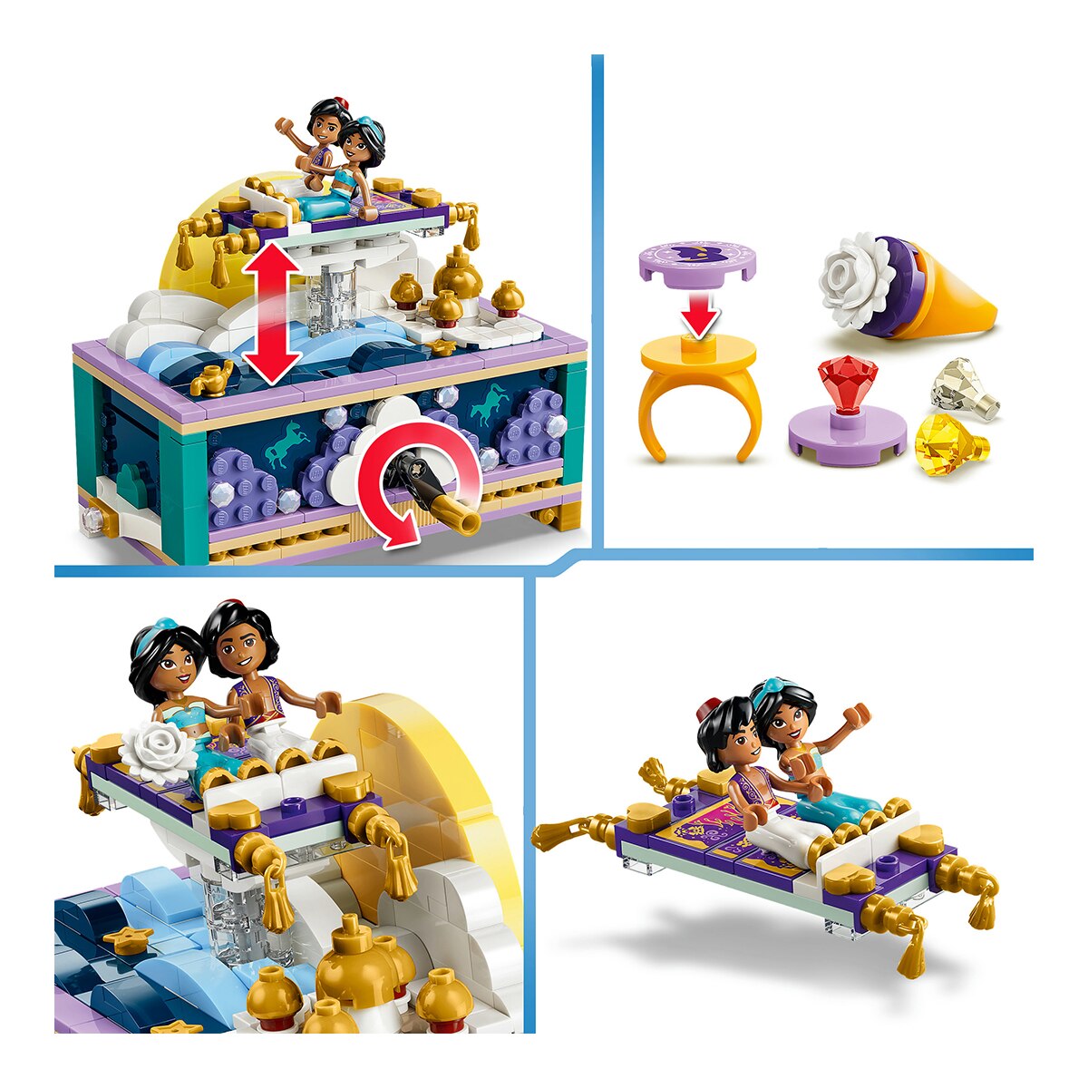 Juego de construcción Joyero de Jasmine LEGO Disney Princess - 43295 5