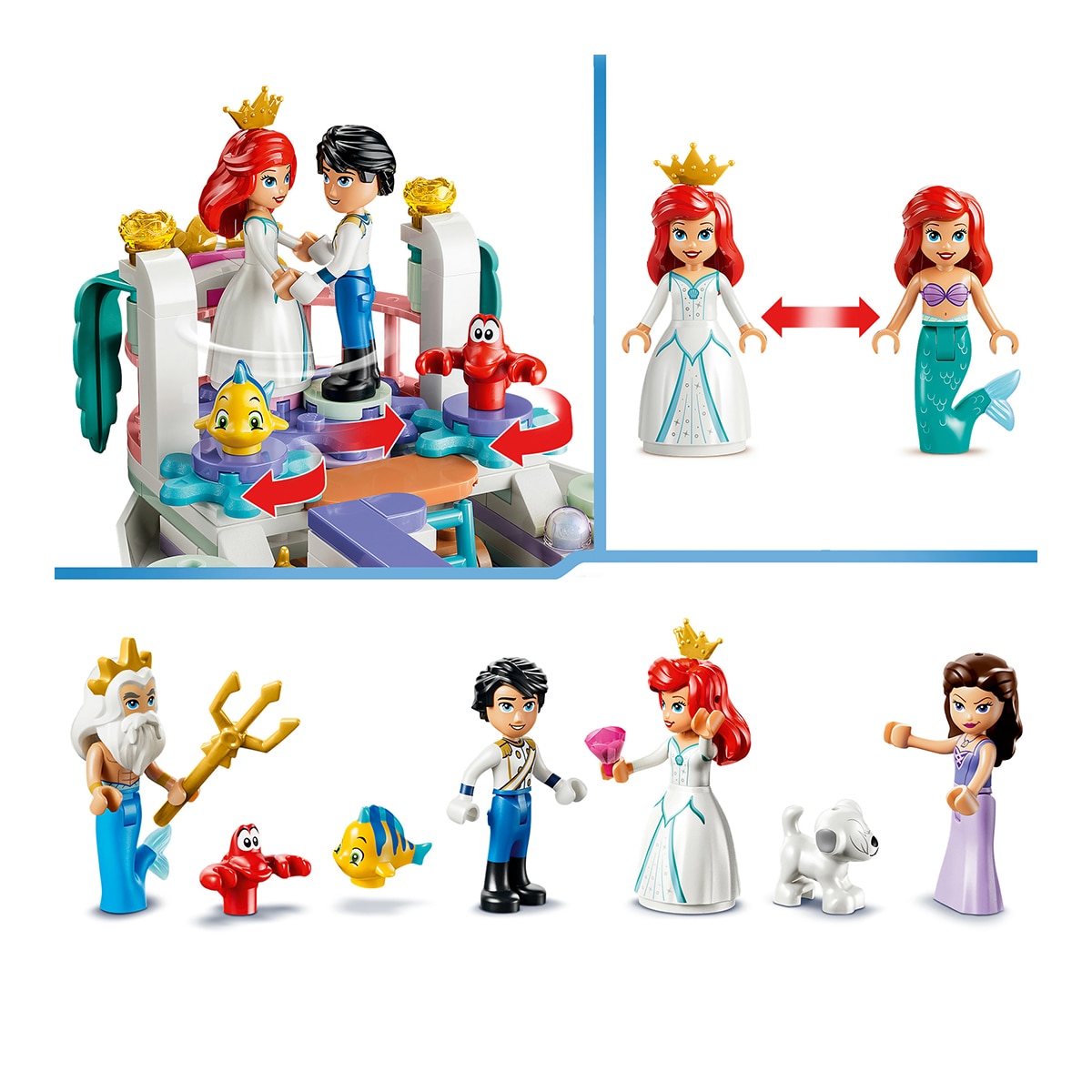 Barco do Casamento Real da Ariel Lego Disney 5