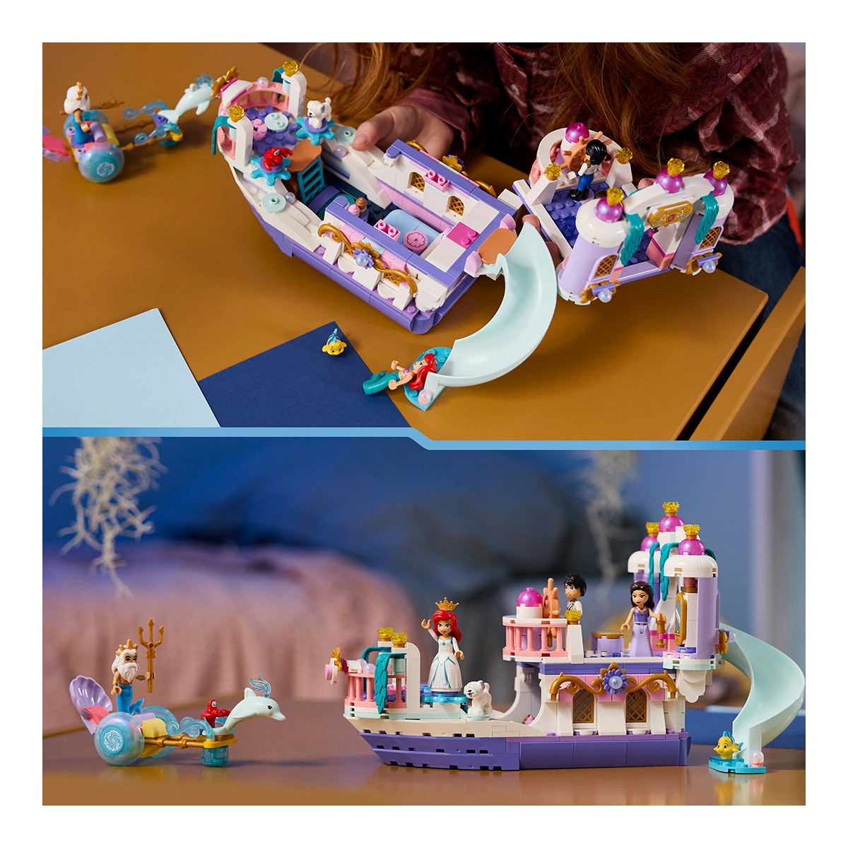 Barco do Casamento Real da Ariel Lego Disney 6