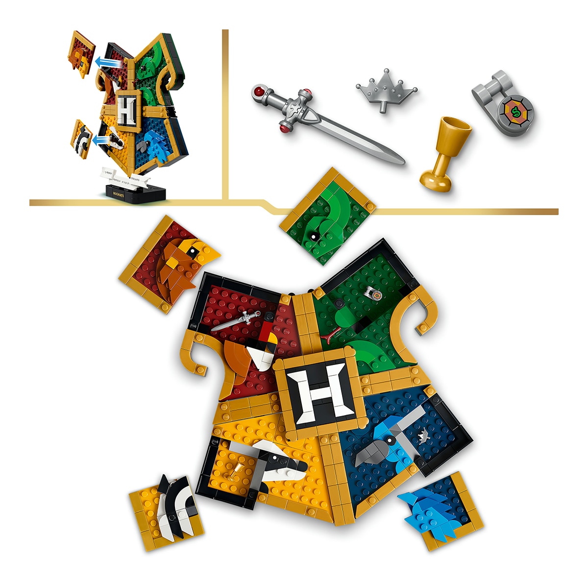 Juego de construcción Escudo de Casa de Hogwarts™ LEGO Harry Potter TM - 76462 5