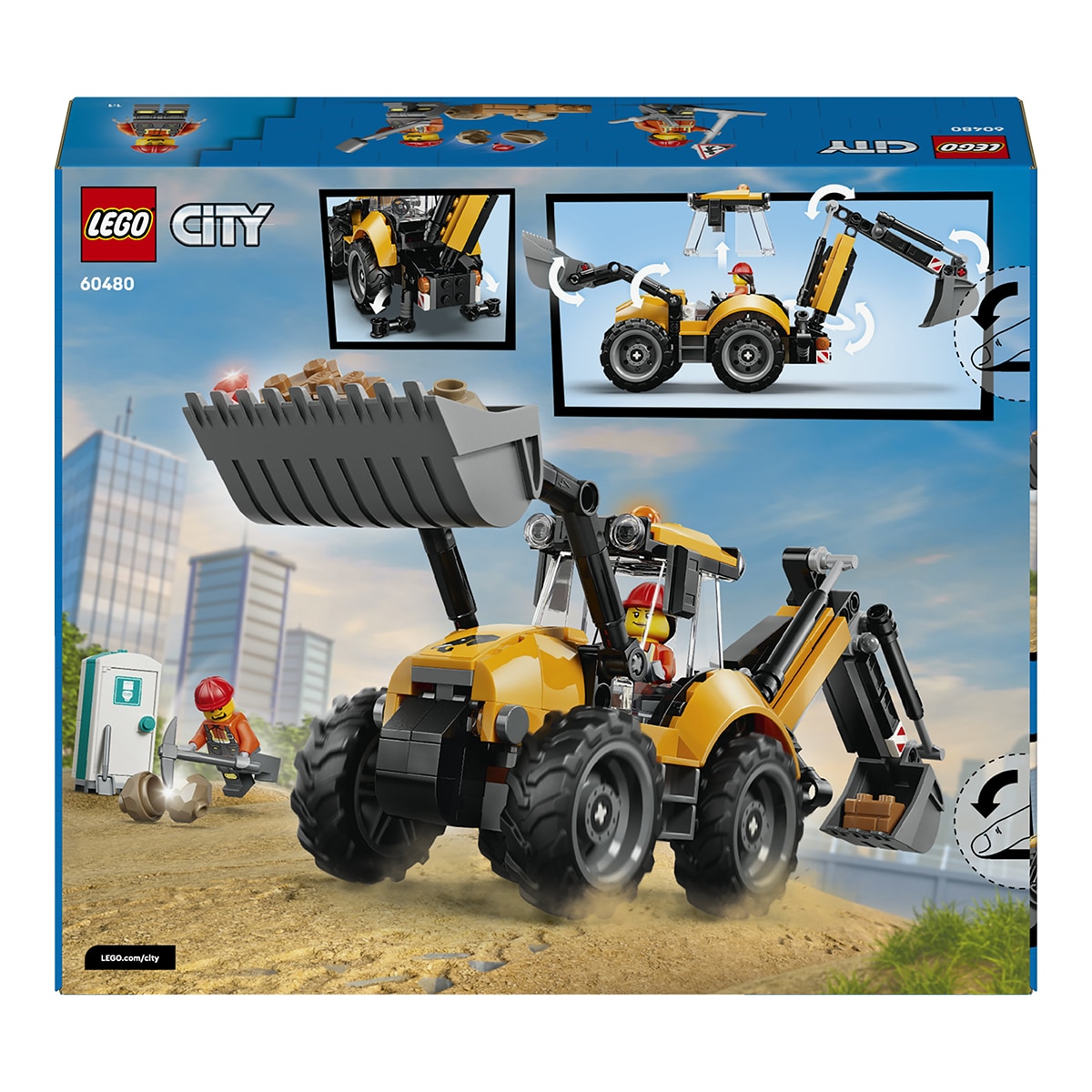 Retroescavadora Amarela LEGO® City 8