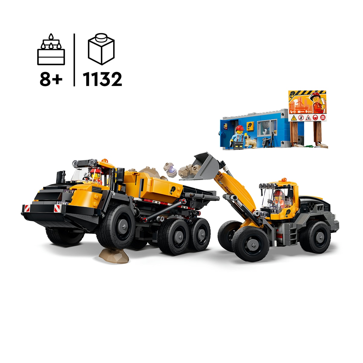 Camião Basculante e Empilhadora Frontal LEGO® City 3