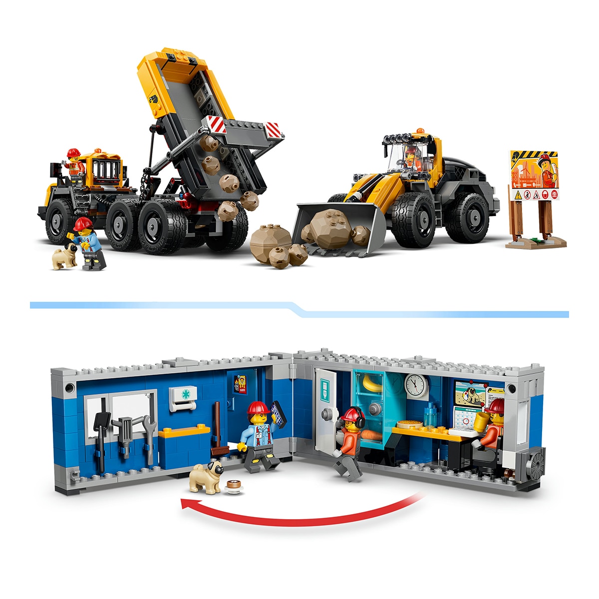 Camião Basculante e Empilhadora Frontal LEGO® City 4