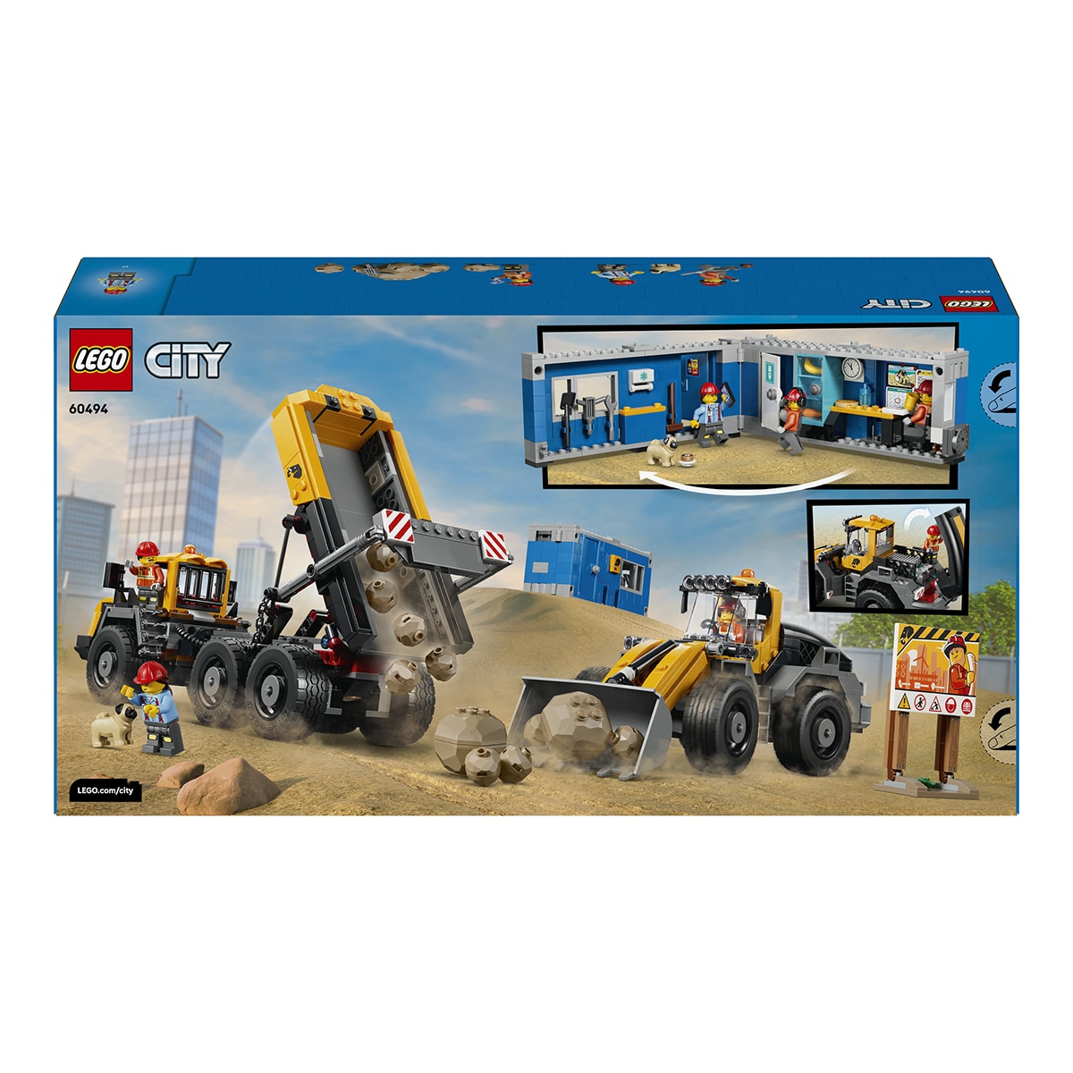Camião Basculante e Empilhadora Frontal LEGO® City 8