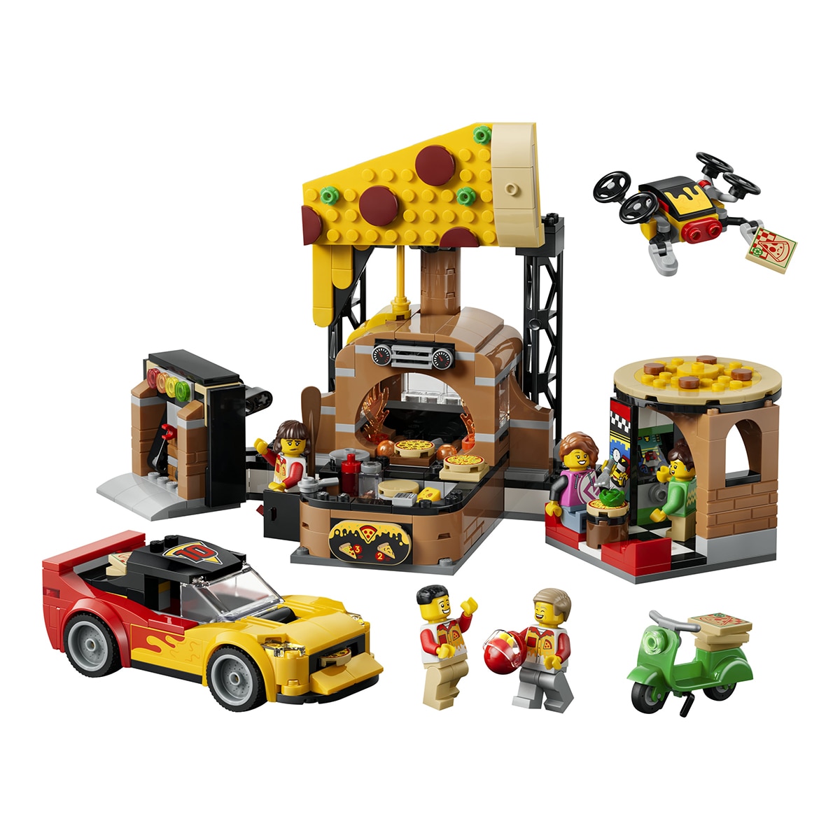 Experiência de Entregas de Pizza com Veículos LEGO® City 7