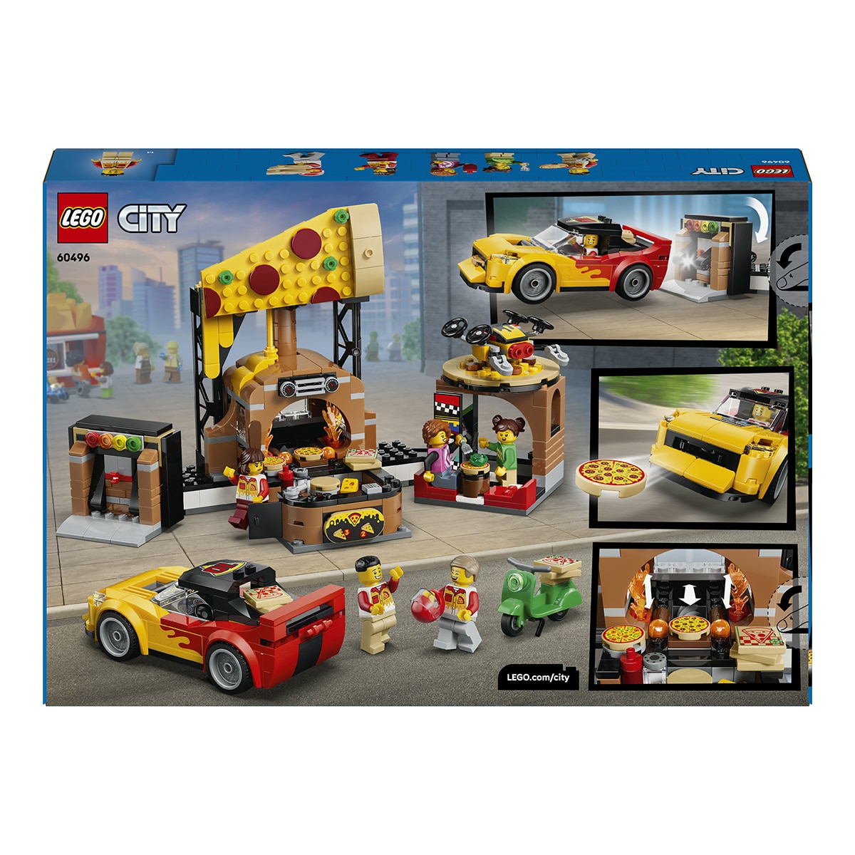 Experiência de Entregas de Pizza com Veículos LEGO® City 8