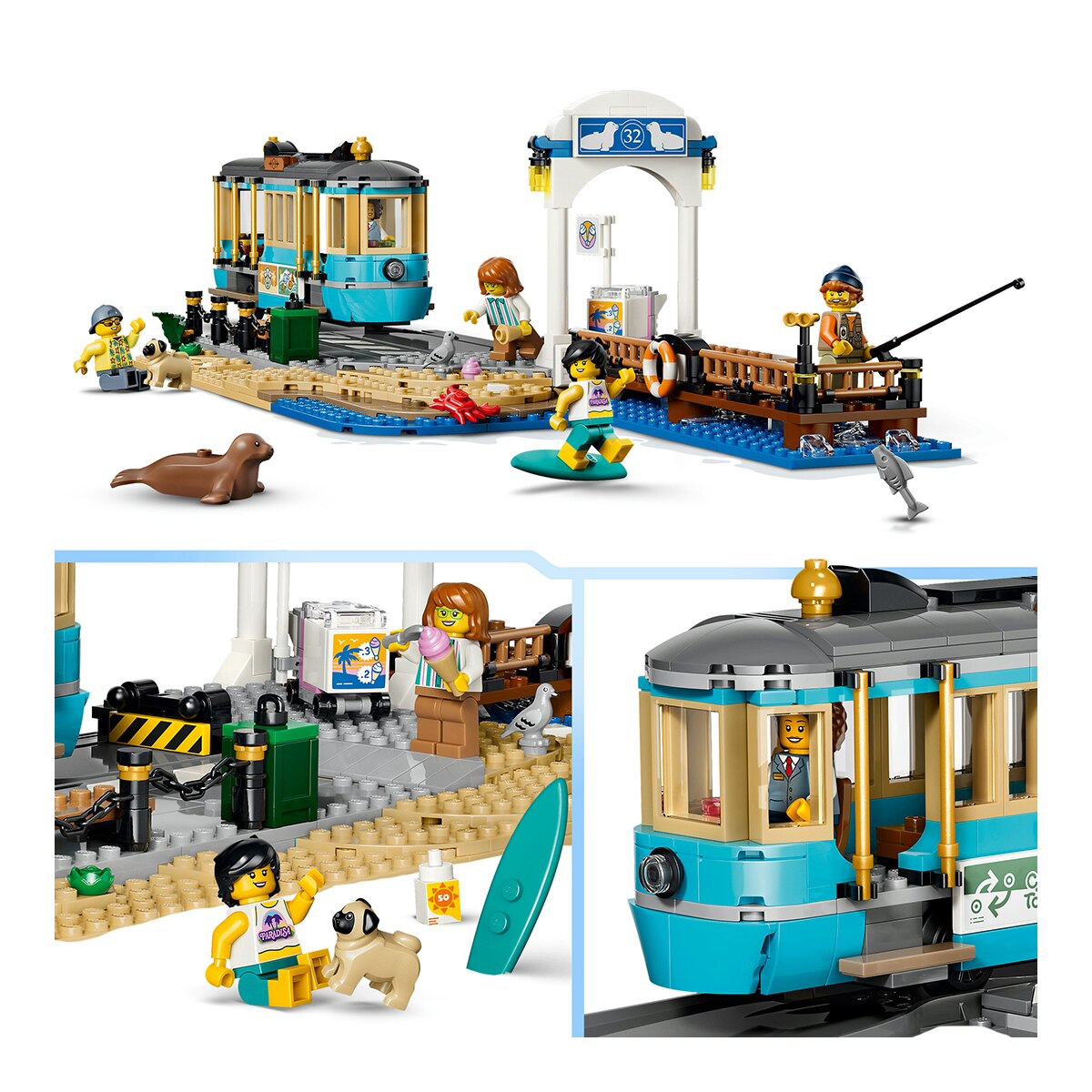 Elétrico Clássico de Praia LEGO® City 4