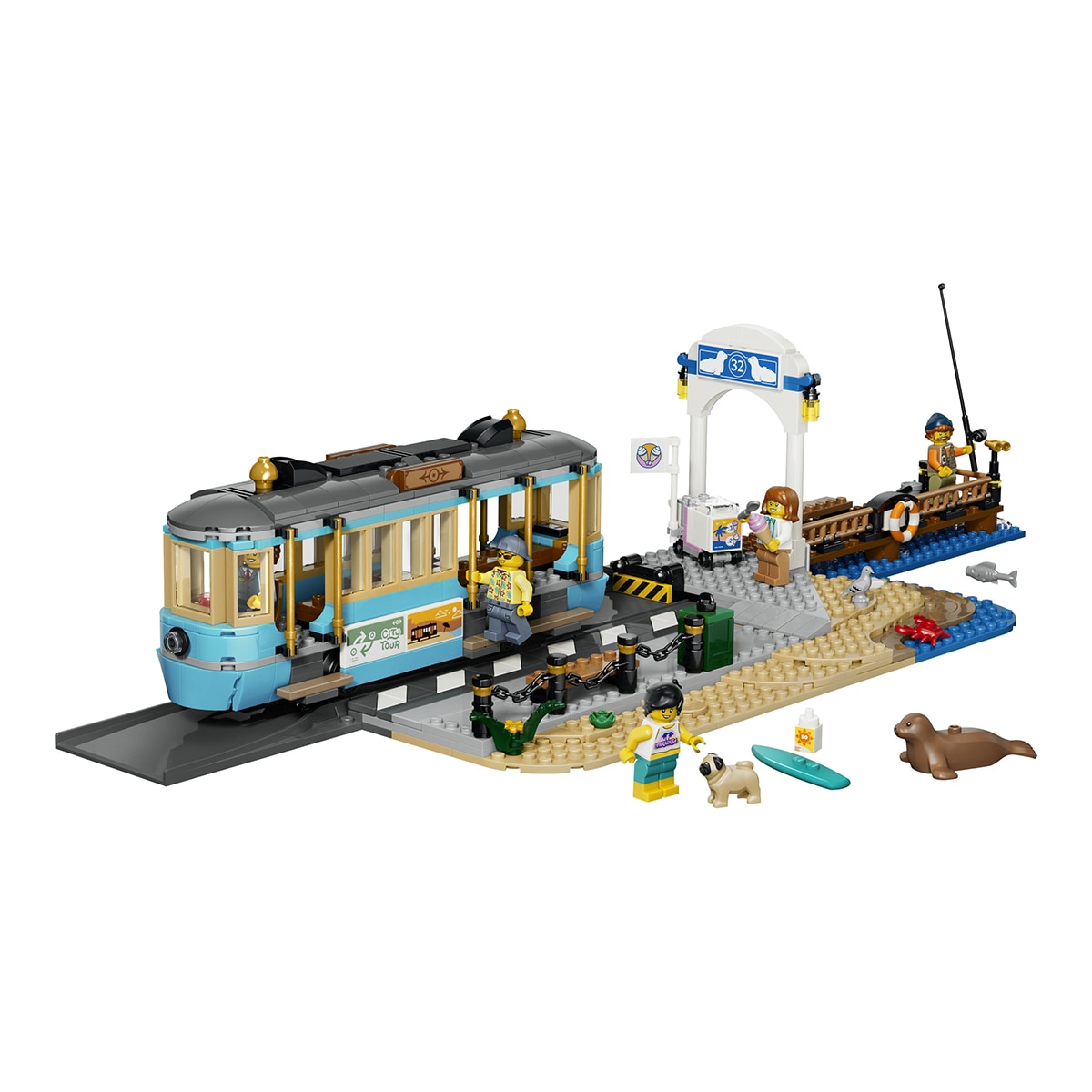 Elétrico Clássico de Praia LEGO® City 7