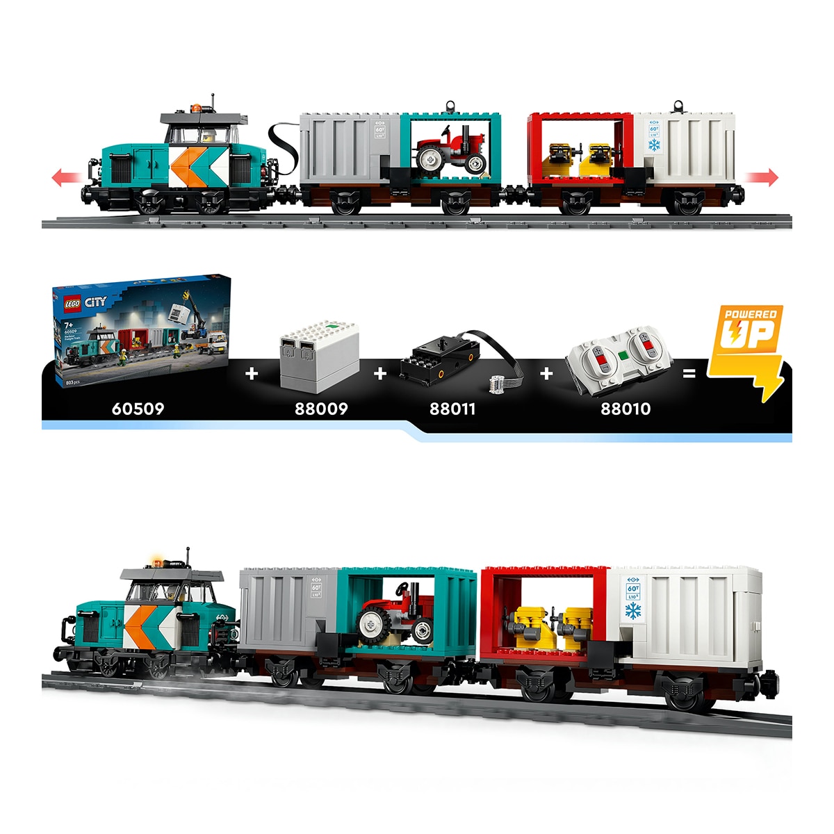 Porto de Comboios de Mercadoria com Grua e Camião LEGO® City 4