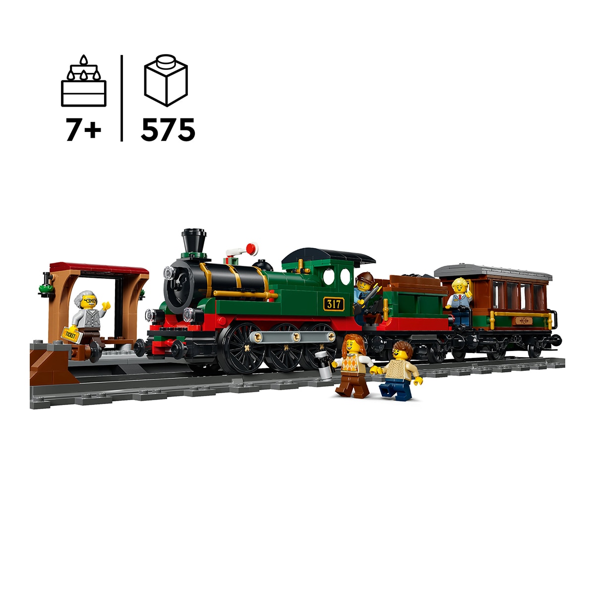 Comboio a Vapor Vintage LEGO® City 2