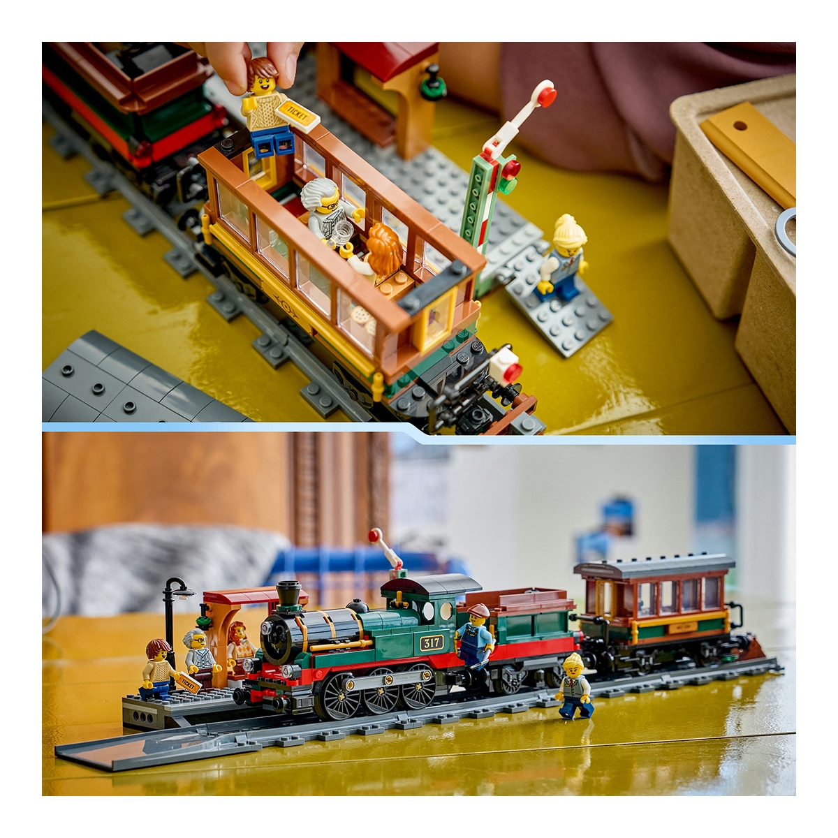 Comboio a Vapor Vintage LEGO® City 5