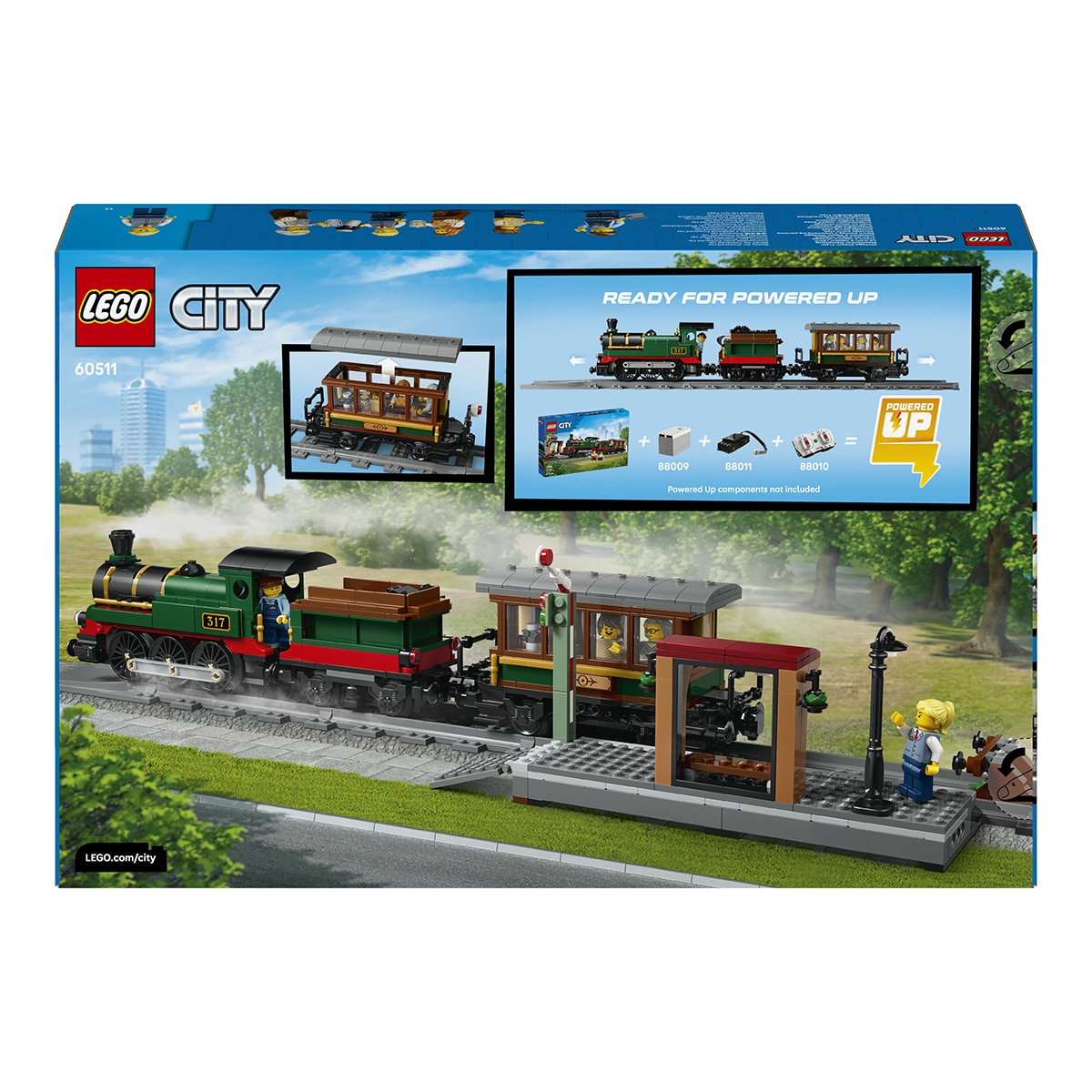 Comboio a Vapor Vintage LEGO® City 7