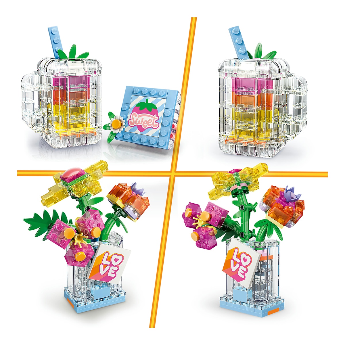 Frasco de Perfume com Decoração Floral 5
