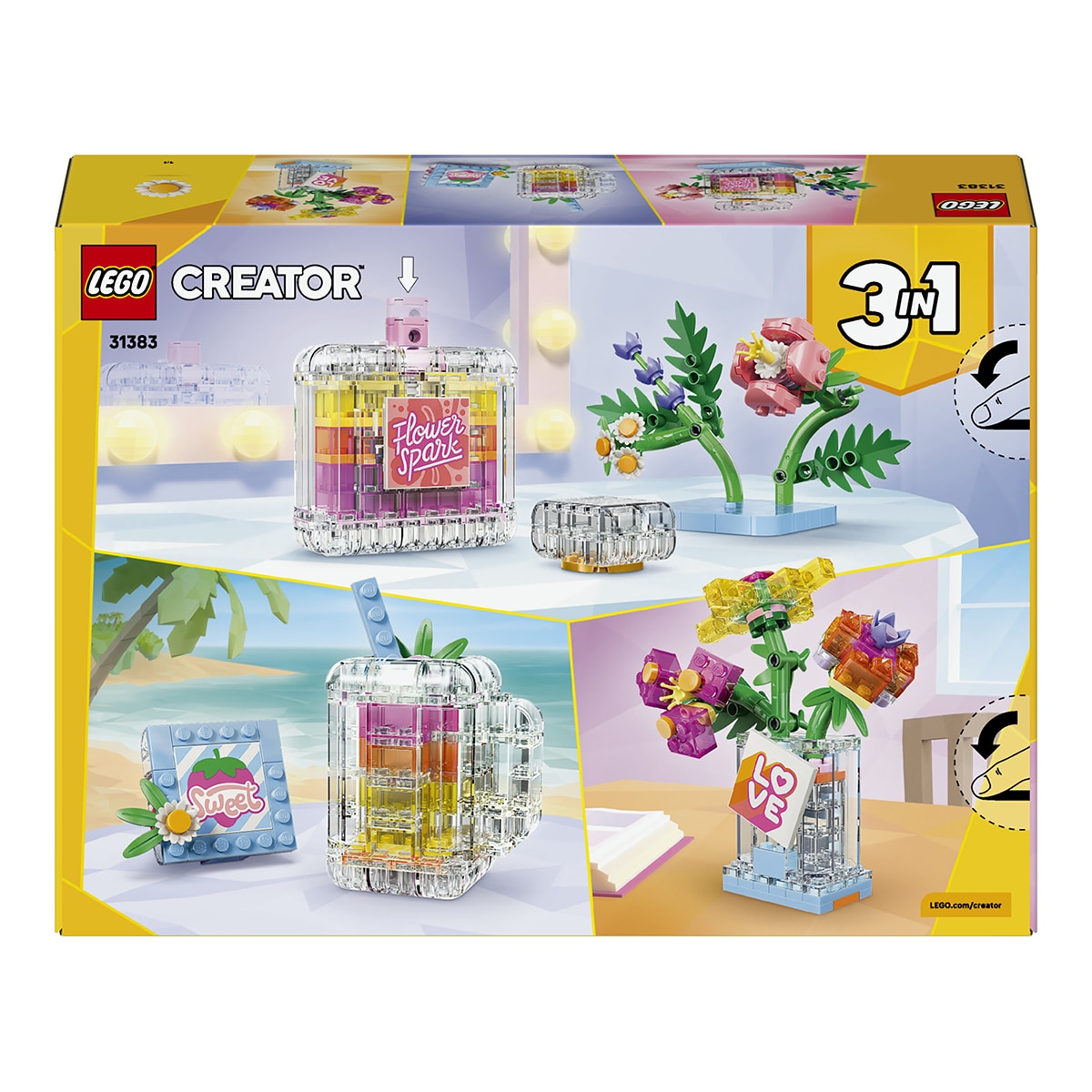 Frasco de Perfume com Decoração Floral 8