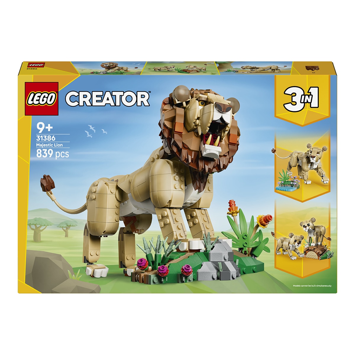 Animais Selvagens: Leão Majestoso LEGO® Creator 1