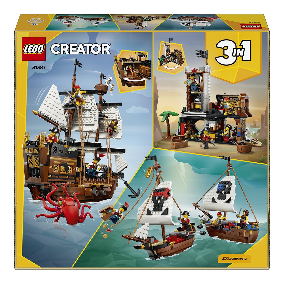 Navio Pirata Icónico LEGO® Creator 8