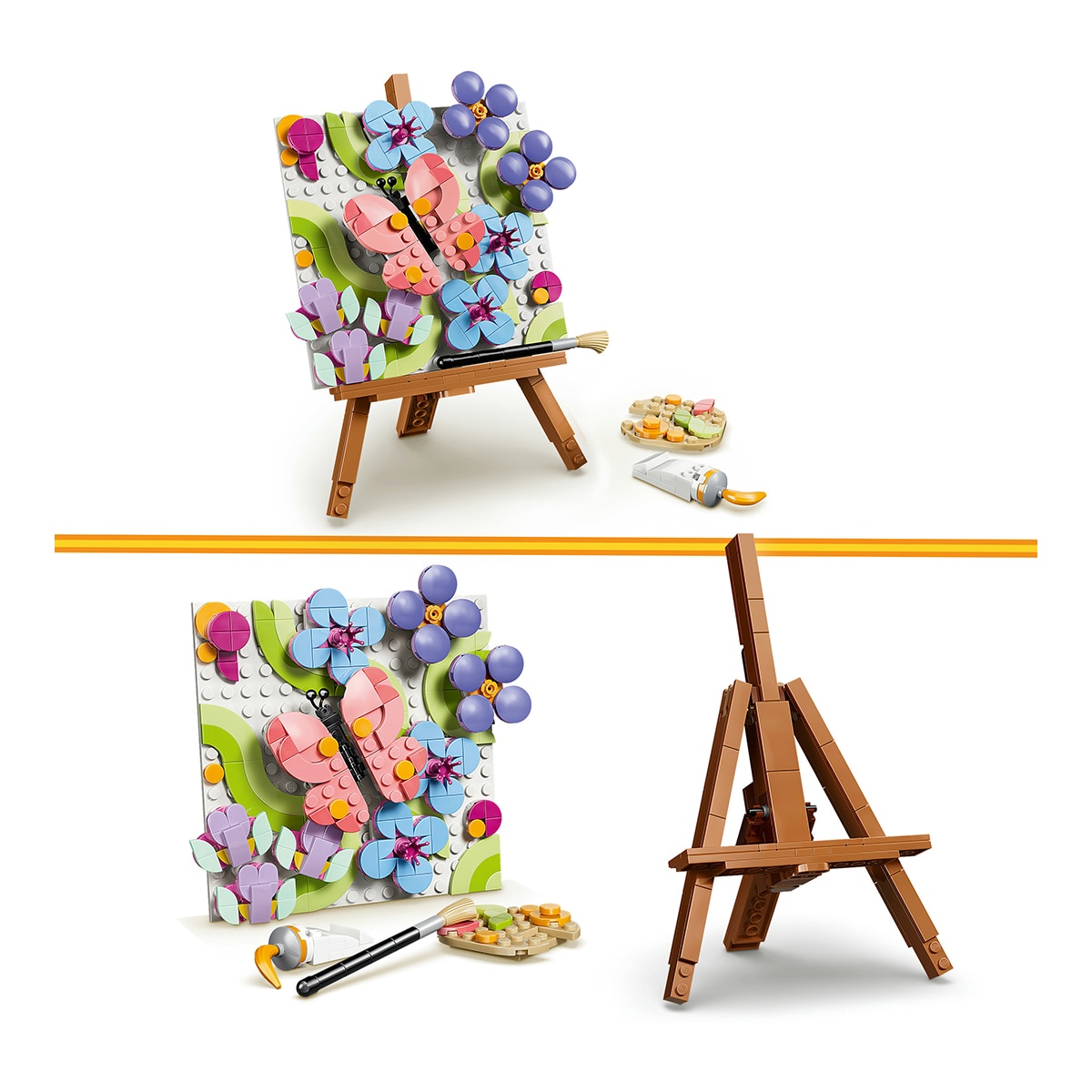 Quadro de Decoração com Arte Floral LEGO® Creator 4