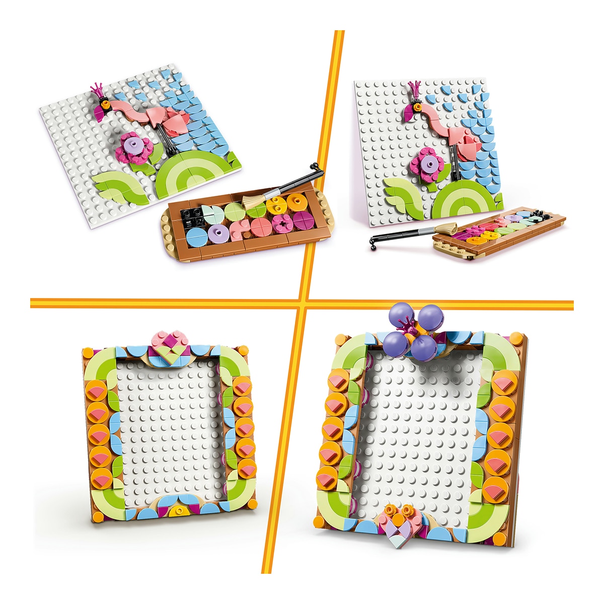 Quadro de Decoração com Arte Floral LEGO® Creator 5