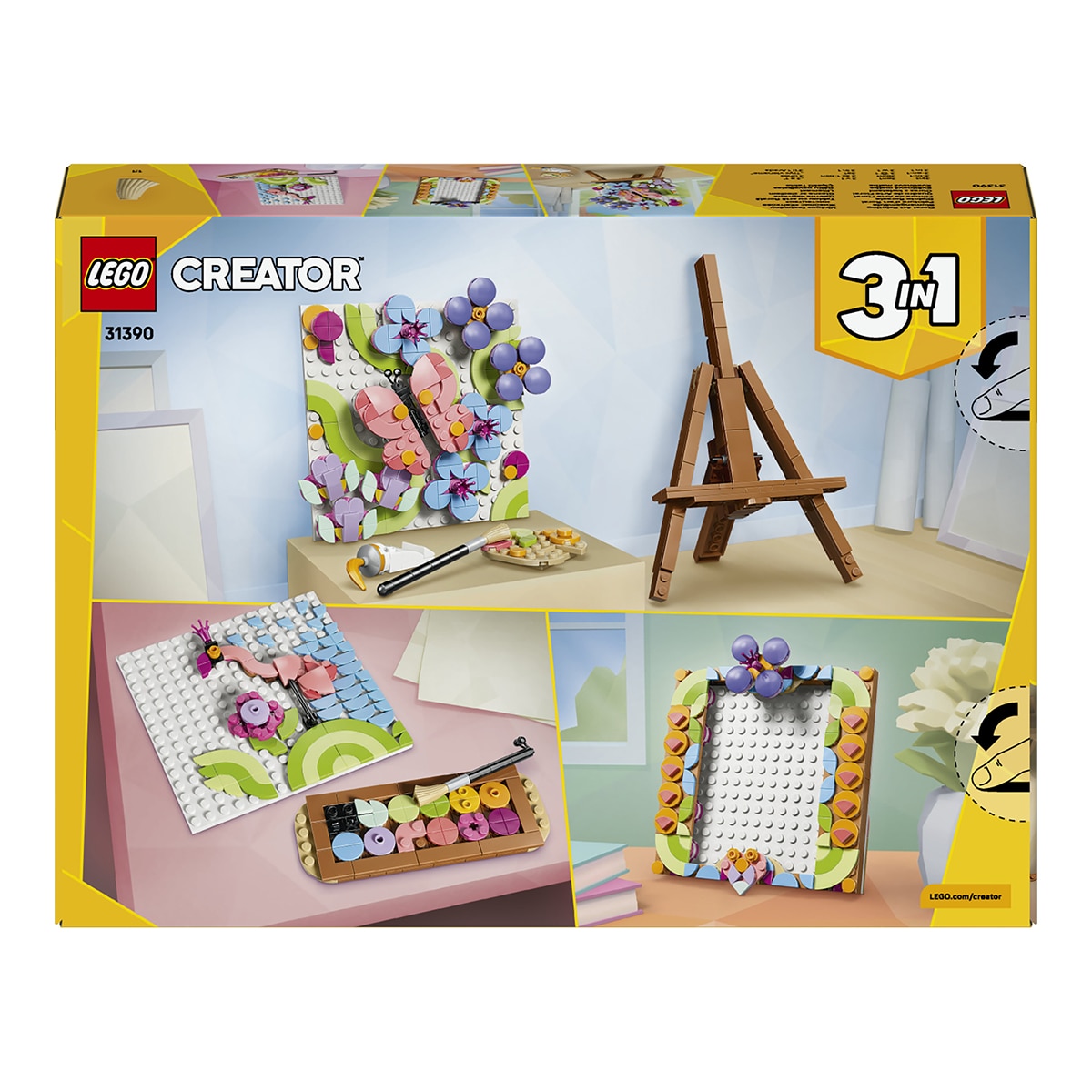 Quadro de Decoração com Arte Floral LEGO® Creator 8