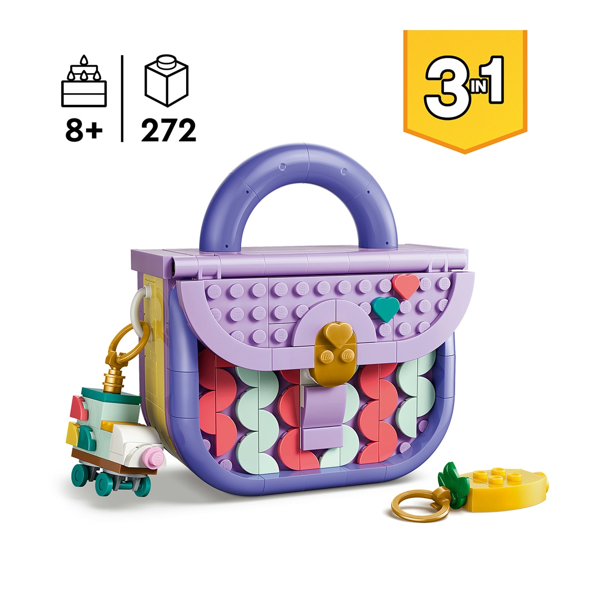 Imagen 3 de Juego de construcción Bolso de Diseño Artístico con Compartimento LEGO Creator - 31391
