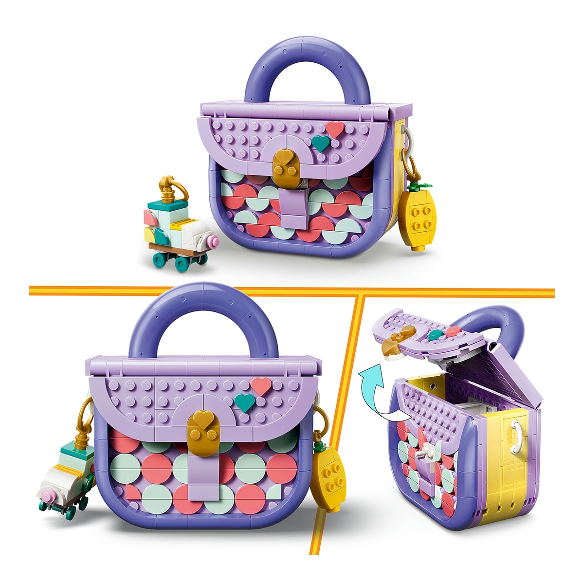 Imagen 4 de Juego de construcción Bolso de Diseño Artístico con Compartimento LEGO Creator - 31391