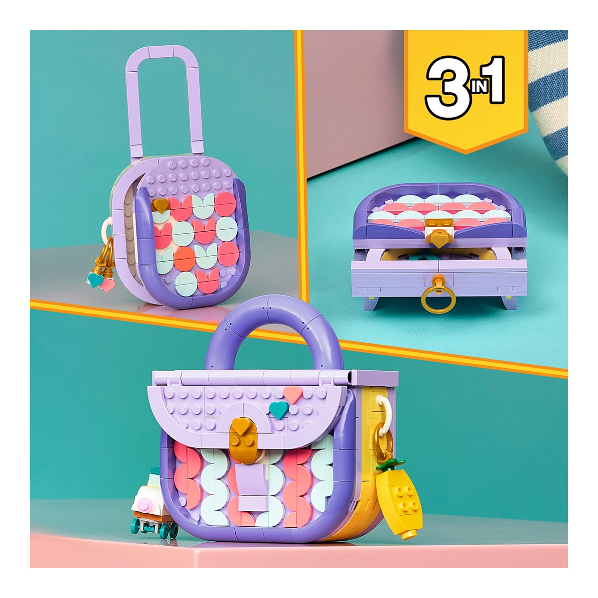 Imagen 6 de Juego de construcción Bolso de Diseño Artístico con Compartimento LEGO Creator - 31391