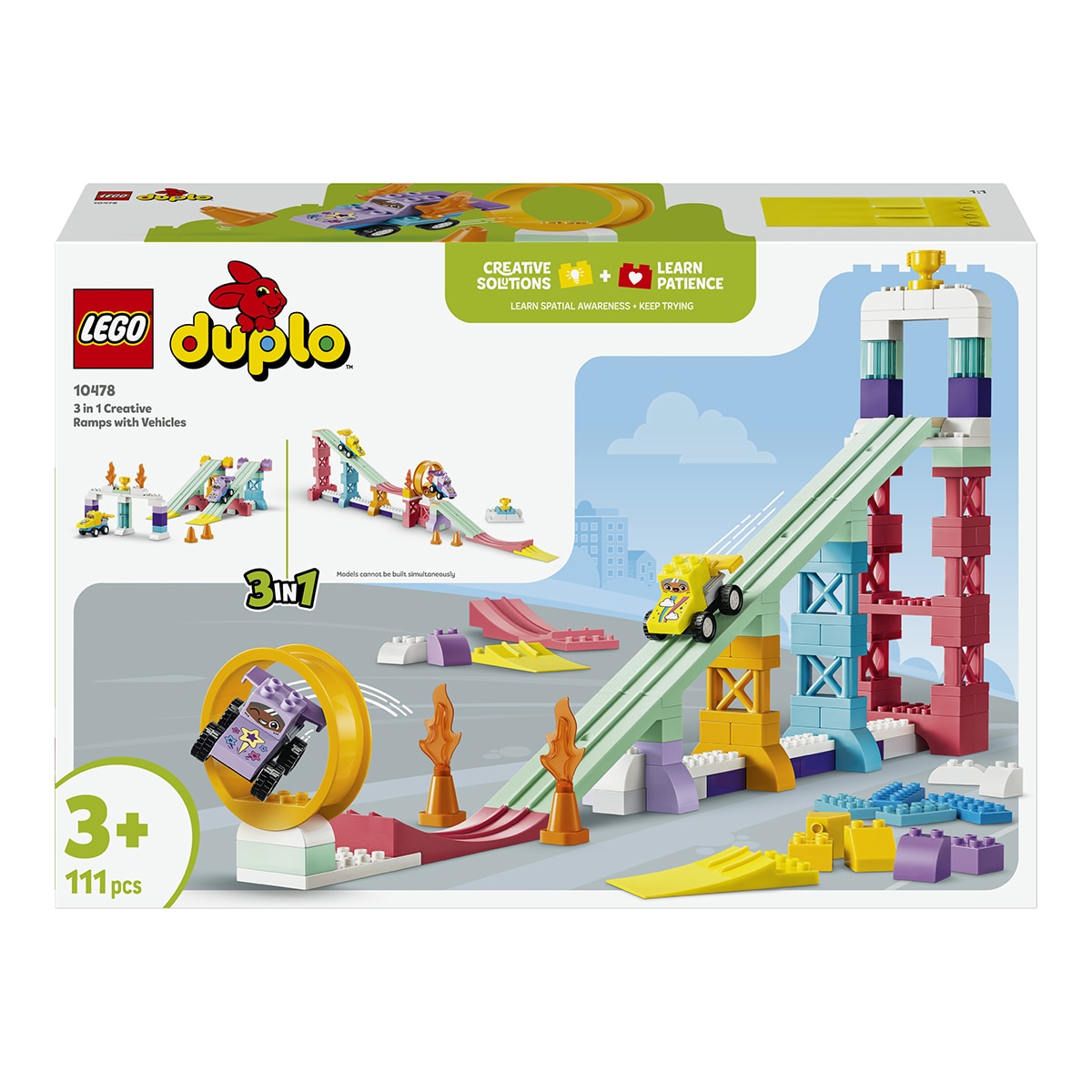 Imagem 0 de Rampas Criativas com Veículos 3 em 1 Lego Duplo