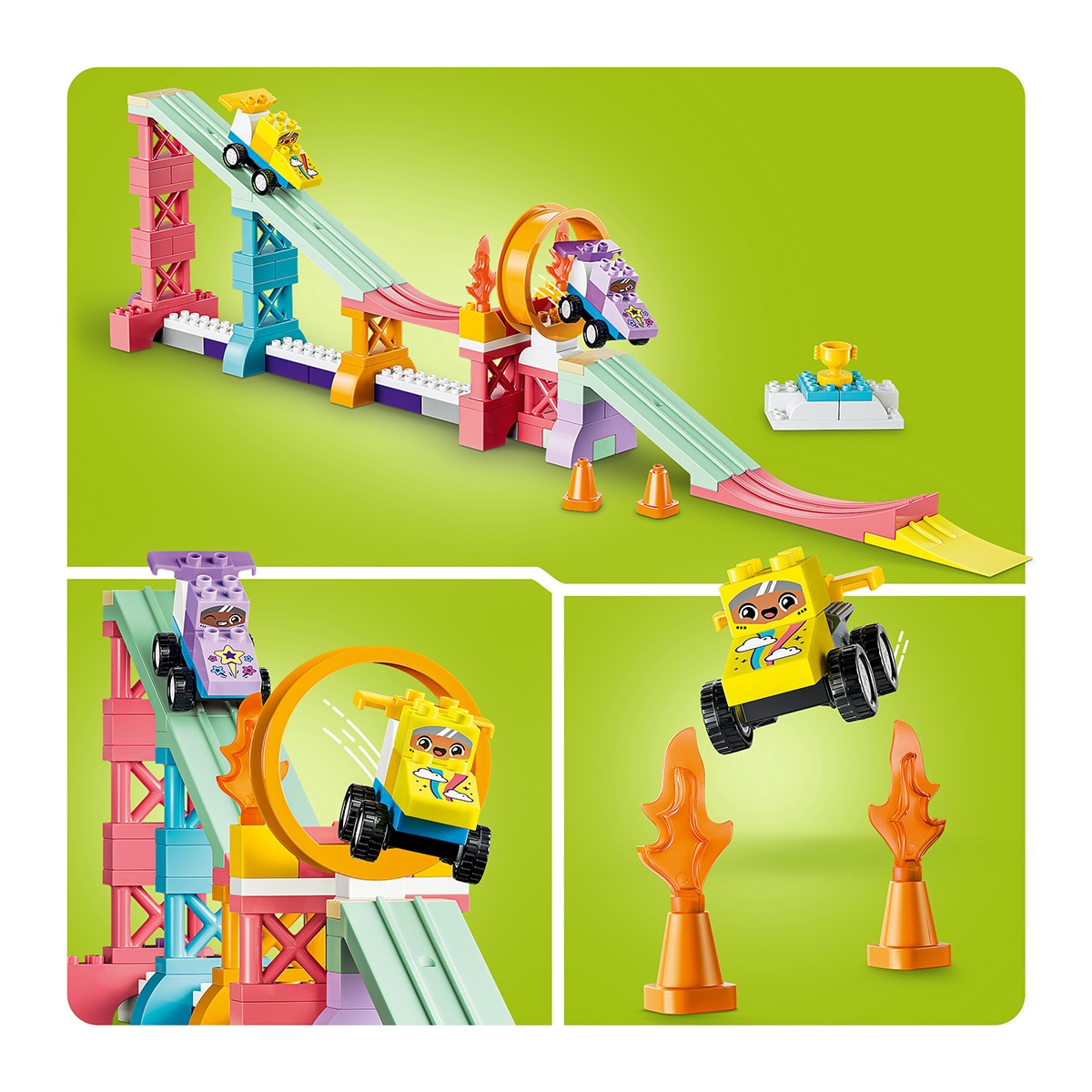 Rampas Criativas com Veículos 3 em 1 Lego Duplo 5