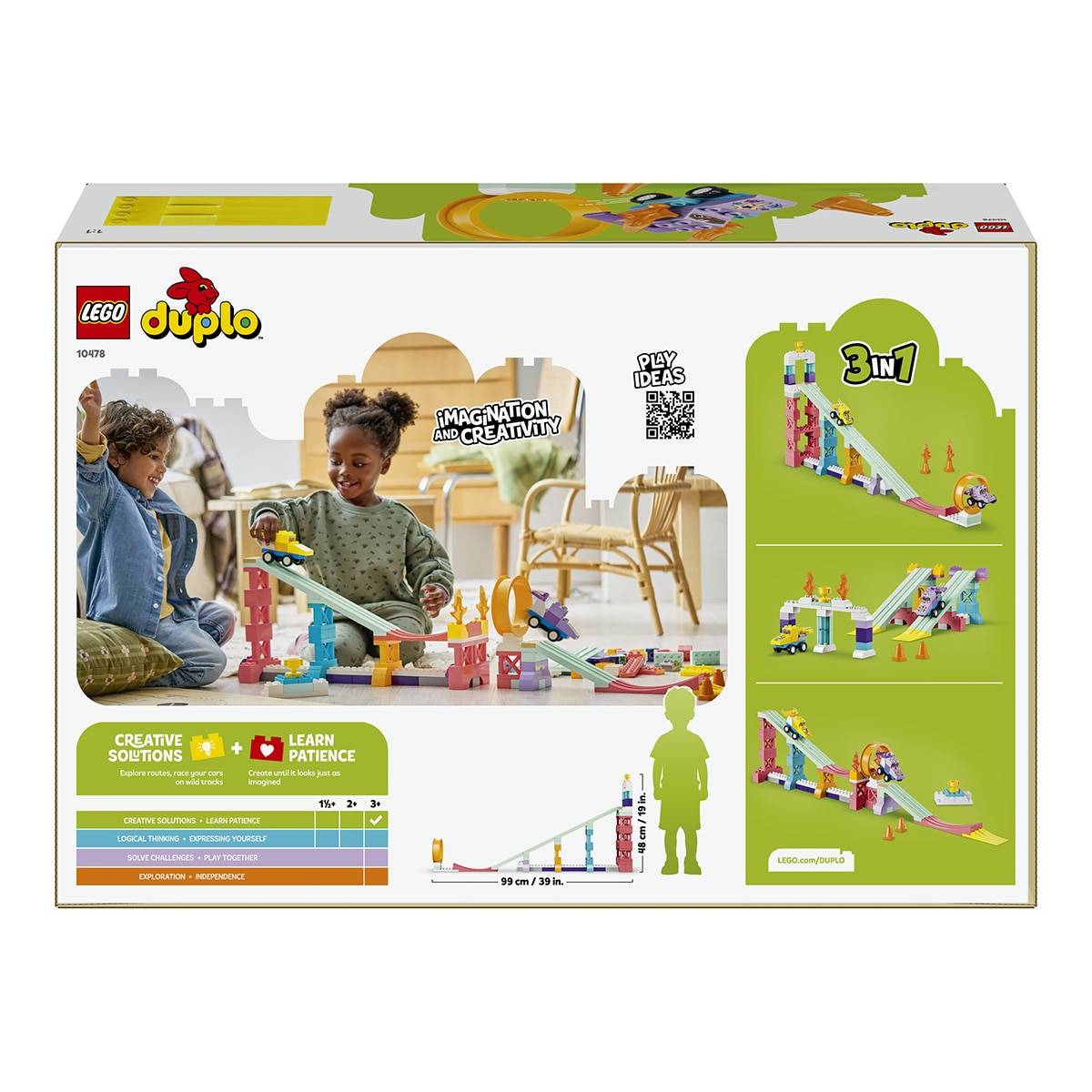Rampas Criativas com Veículos 3 em 1 Lego Duplo 8