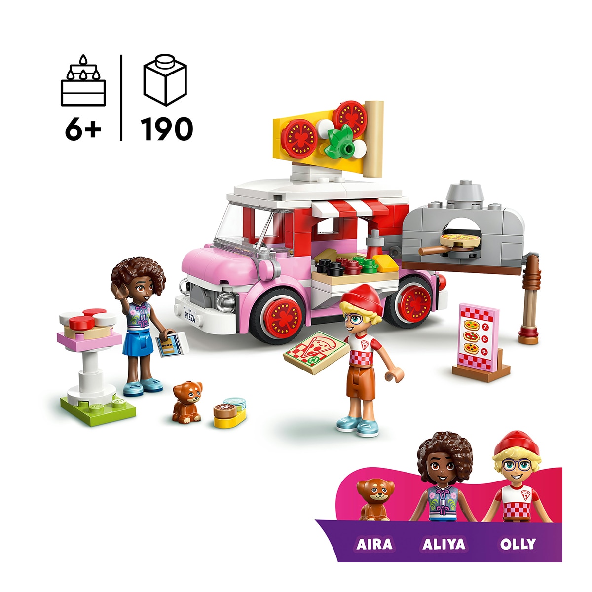 Carrinha de Pizzas LEGO® Friends 2