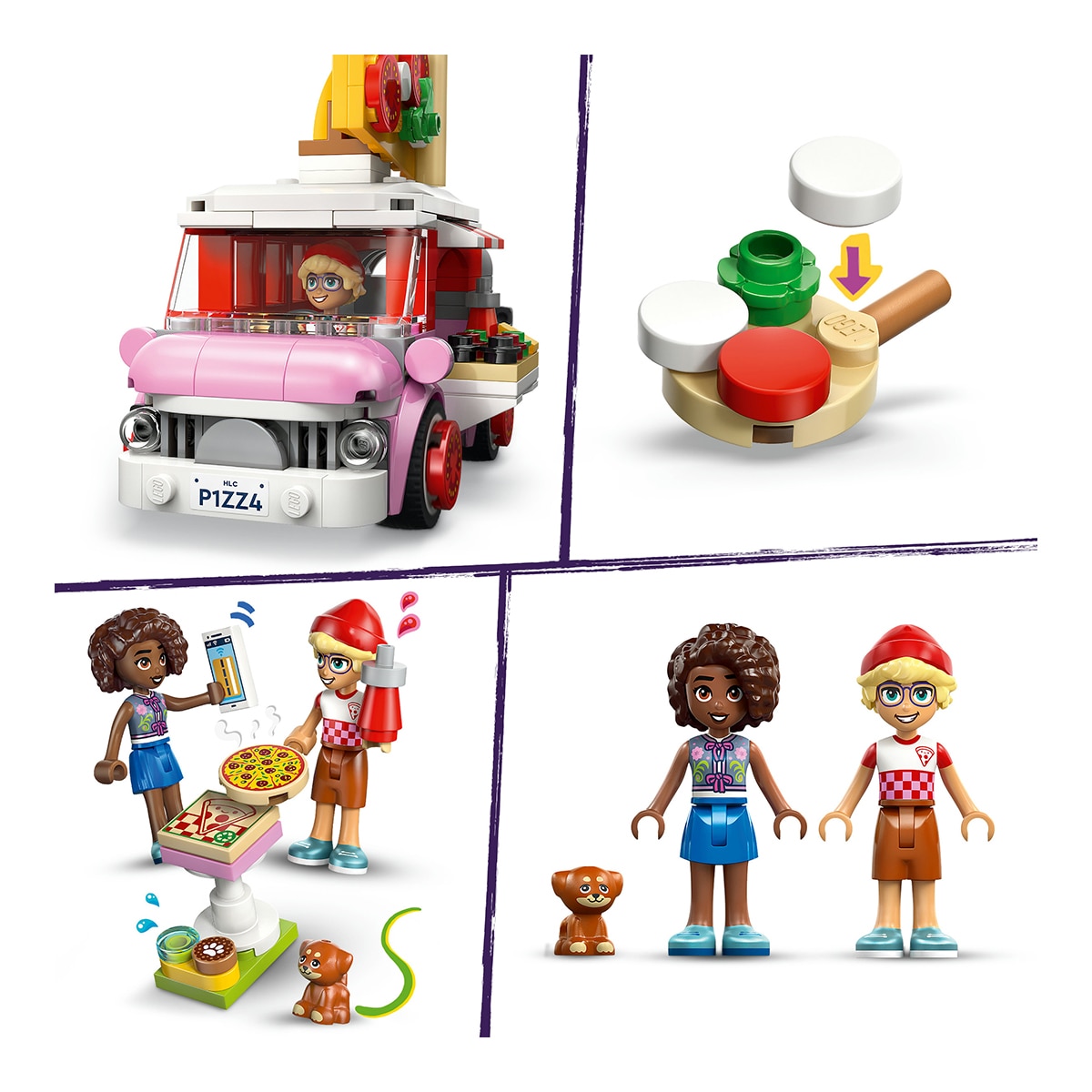 Carrinha de Pizzas LEGO® Friends 4