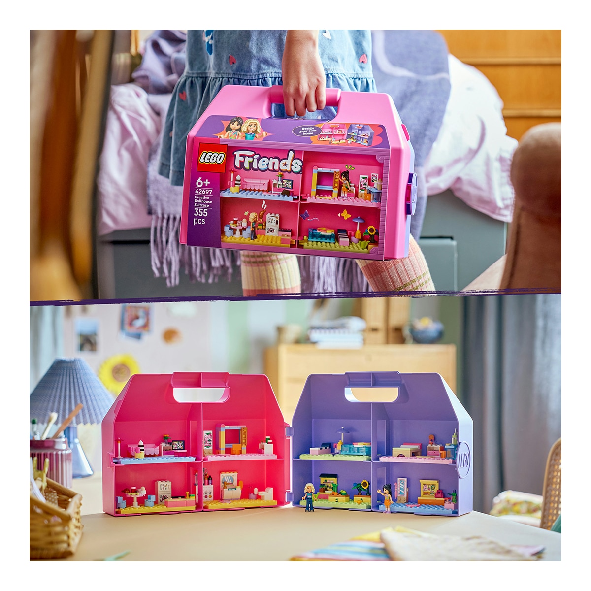 Mala com Casa de Bonecas Criativa Lego Friends 6