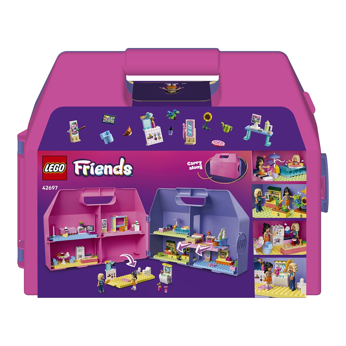 Mala com Casa de Bonecas Criativa Lego Friends 8