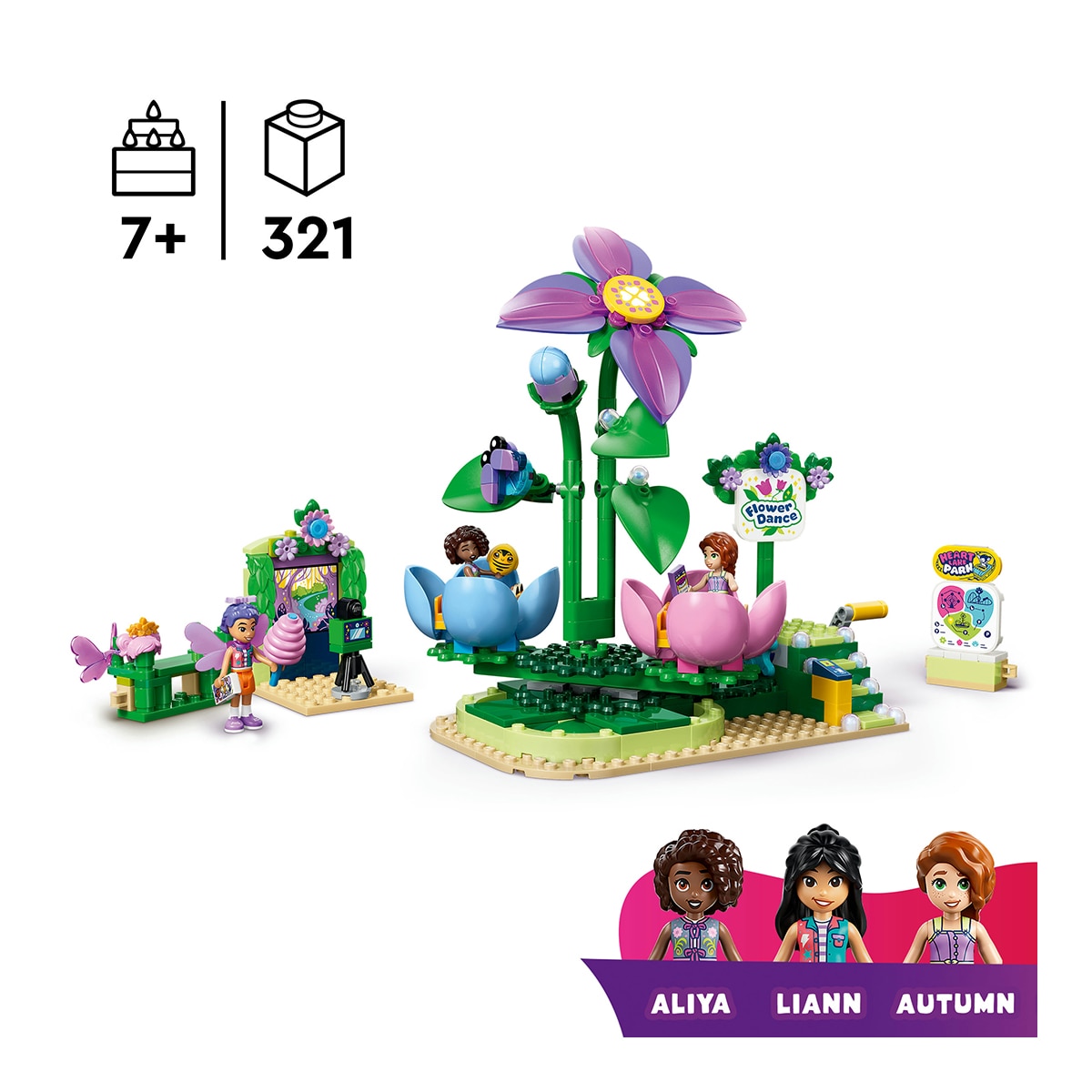 Carrossel de Flores e Chávenas de Chá de Fadas LEGO® Friends 3