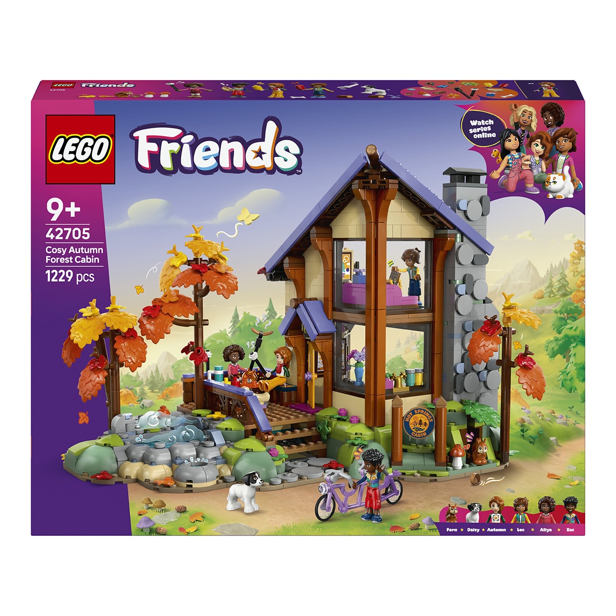 Cabana de Outono Aconchegante na Floresta LEGO® Friends 1