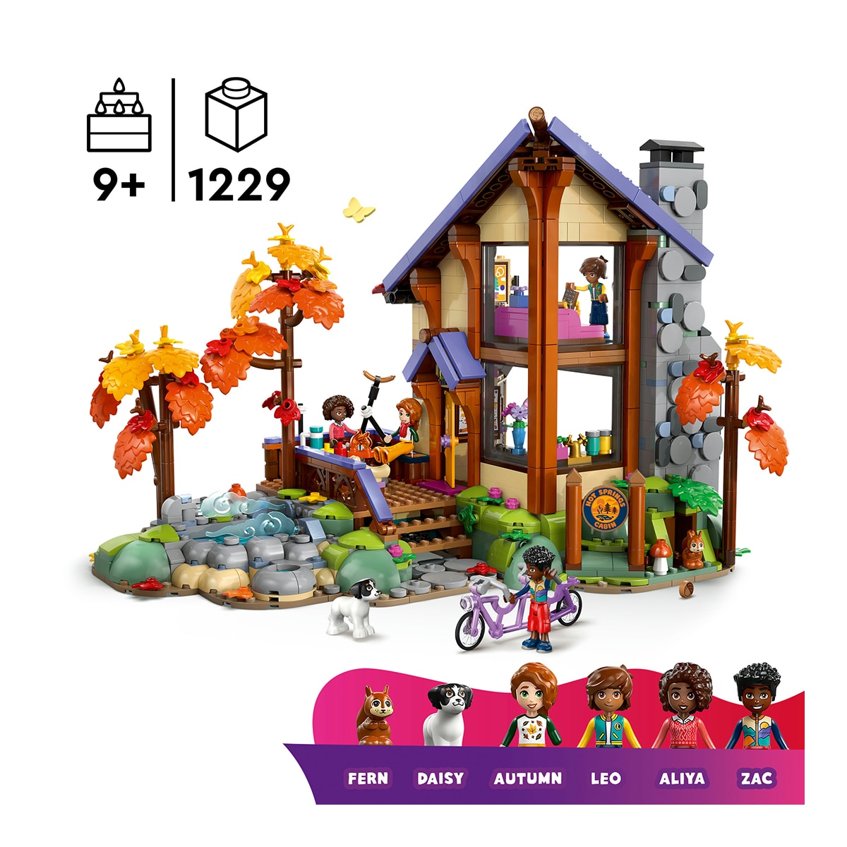 Cabana de Outono Aconchegante na Floresta LEGO® Friends 3