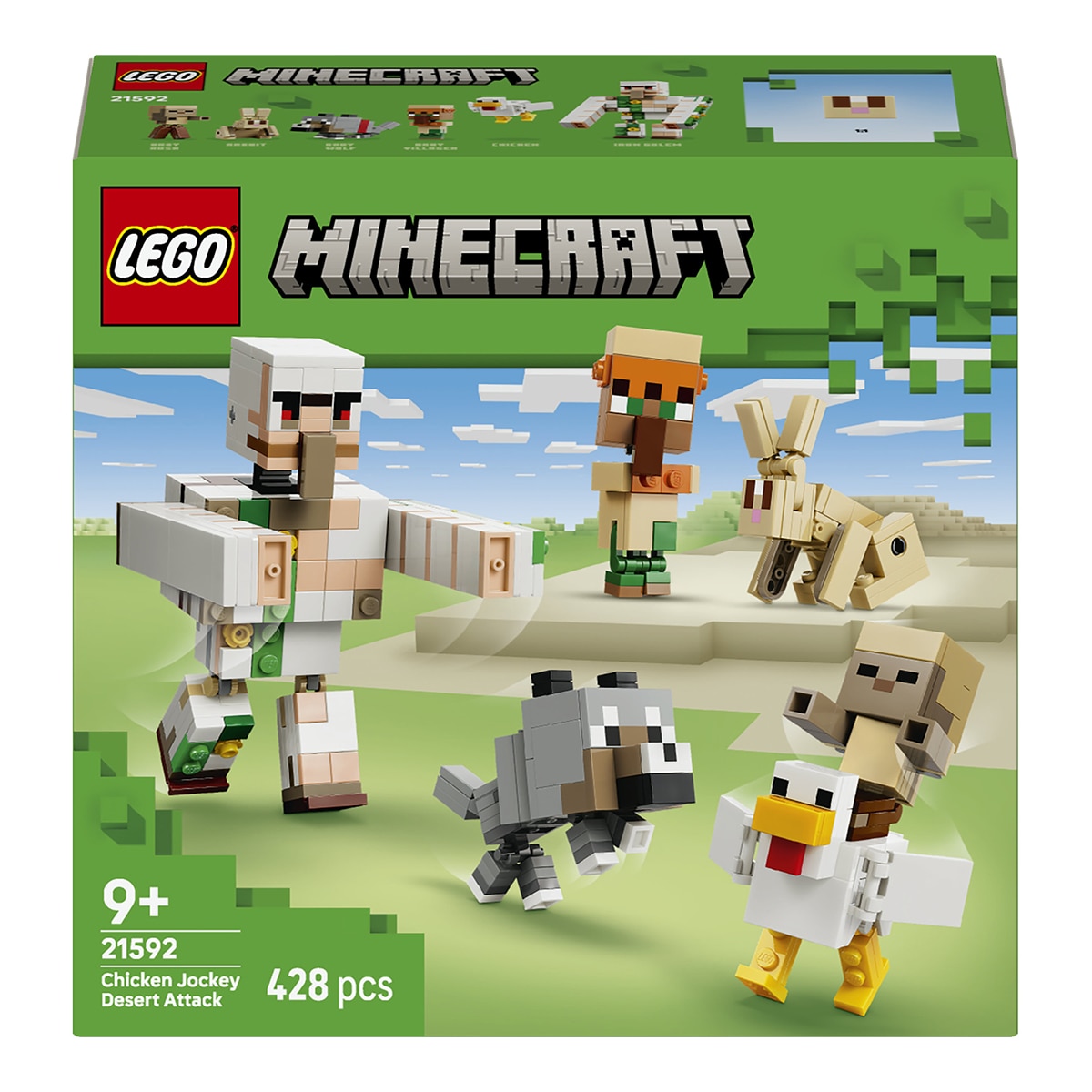 Ataque no Deserto do Jóquei da Galinha LEGO® Minecraft® 1
