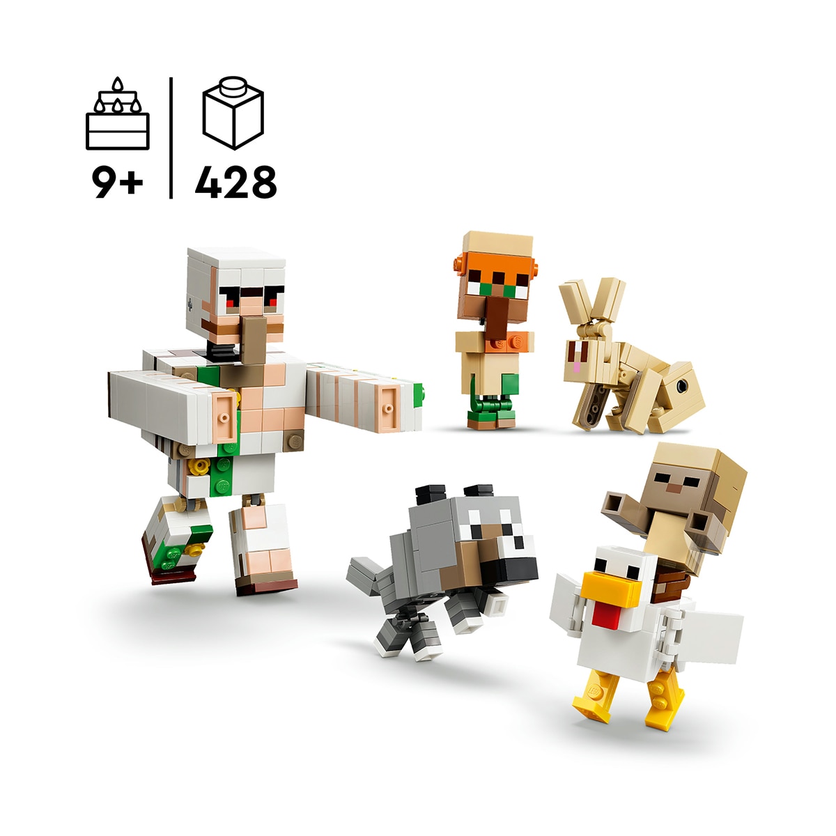Ataque no Deserto do Jóquei da Galinha LEGO® Minecraft® 3