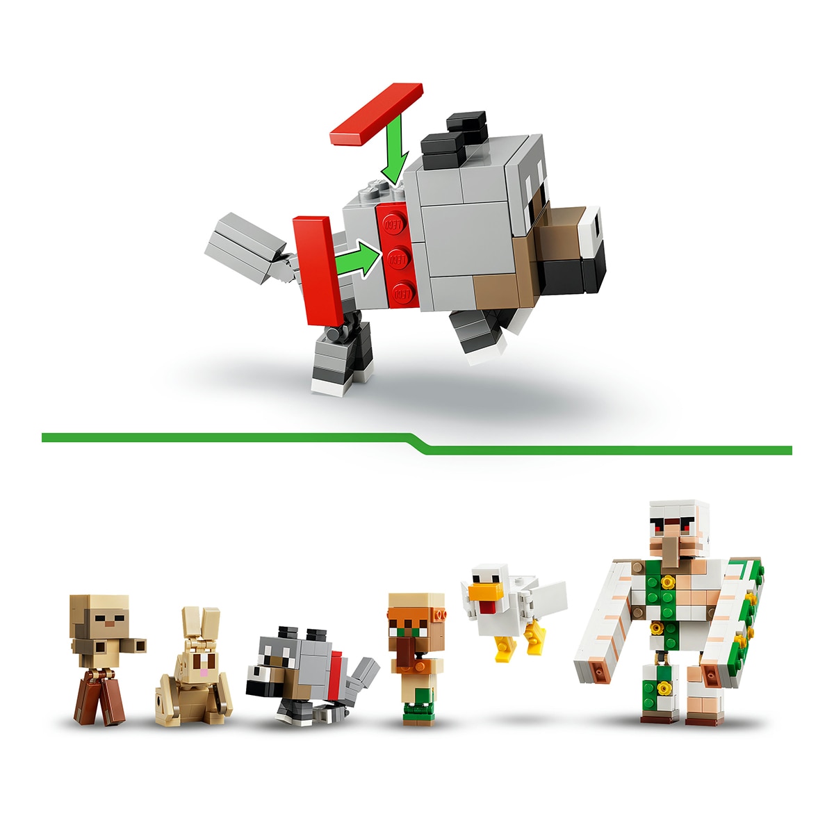 Ataque no Deserto do Jóquei da Galinha LEGO® Minecraft® 5