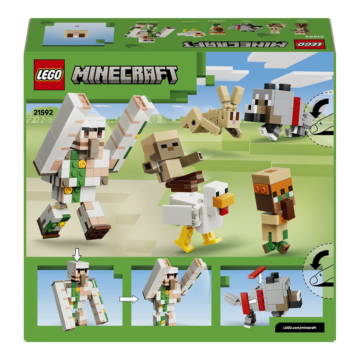 Ataque no Deserto do Jóquei da Galinha LEGO® Minecraft® 8
