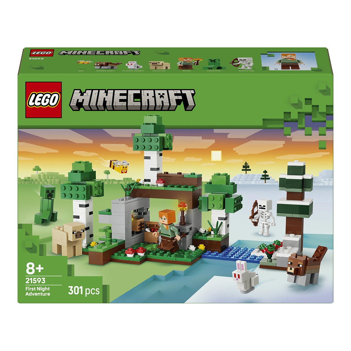 Imagen 0 de Juego de construcción Aventura de la Primera Noche LEGO Minecraft - 21593