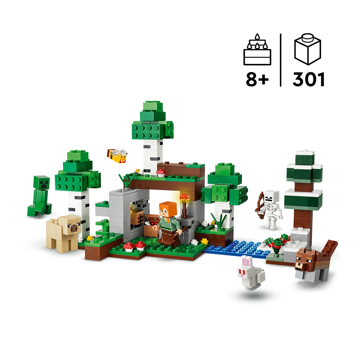 Juego de construcción Aventura de la Primera Noche LEGO Minecraft - 21593 2